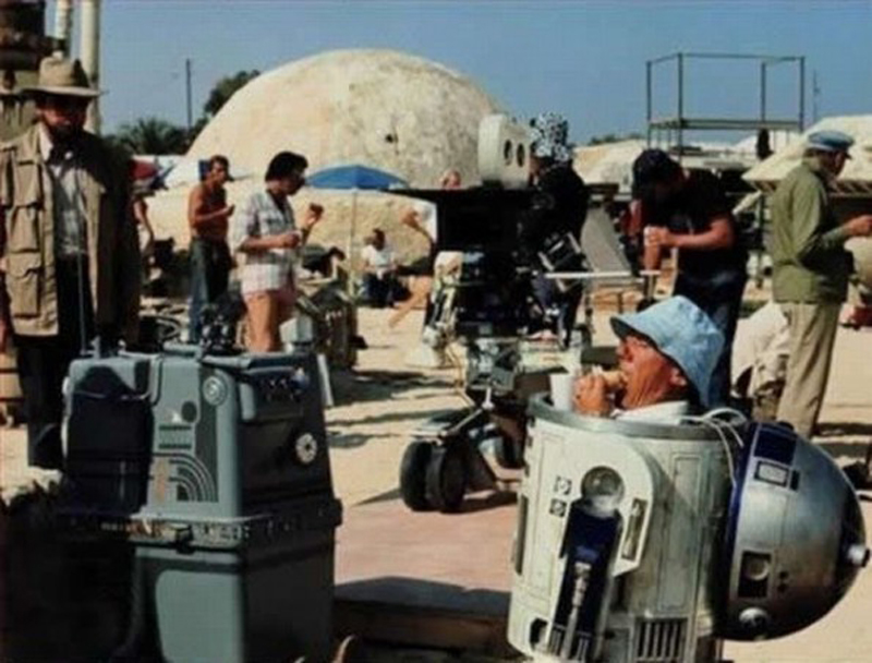 Photo de tournage du film Star Wars
