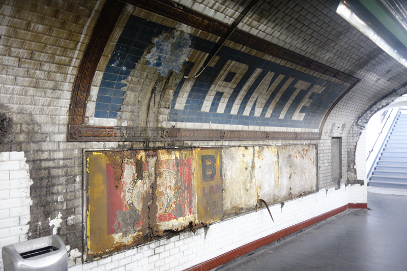 Rénovation de la station de métro Trinité