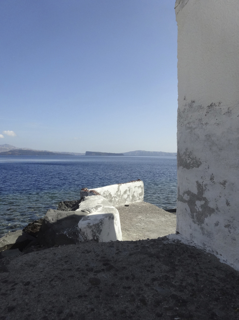 Mon voyage en Grèce - île de Santorin, Kaméni et Thirassía