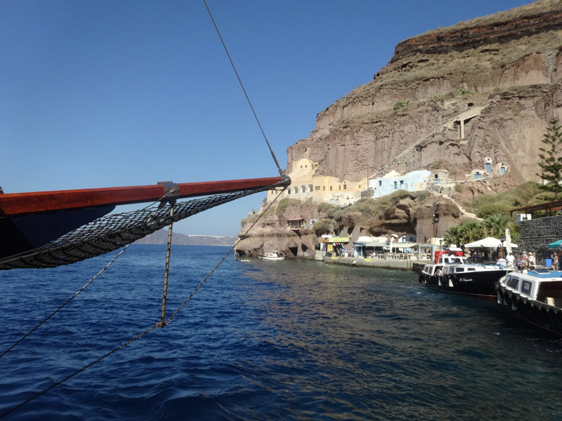 Mon voyage en Grèce - île de Santorin, Kaméni et Thirassía