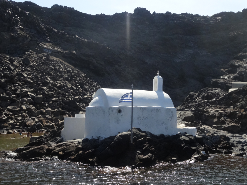 Mon voyage en Grèce - île de Santorin, Kaméni et Thirassía