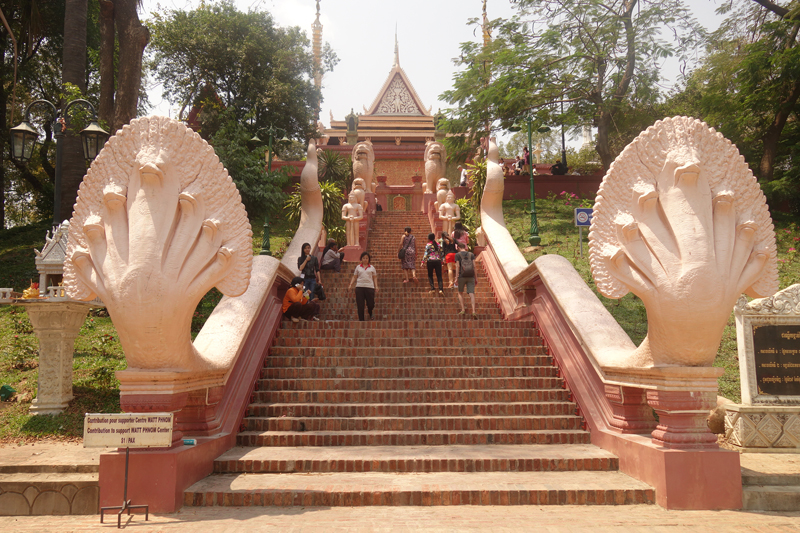 Mon voyage au Cambodge, le temple Wat Phnom