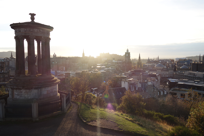 Mon voyage à Calton Hill à Édimbourg en Écosse