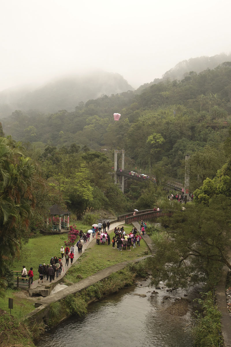 Mon voyage à Shifen à Taïwan