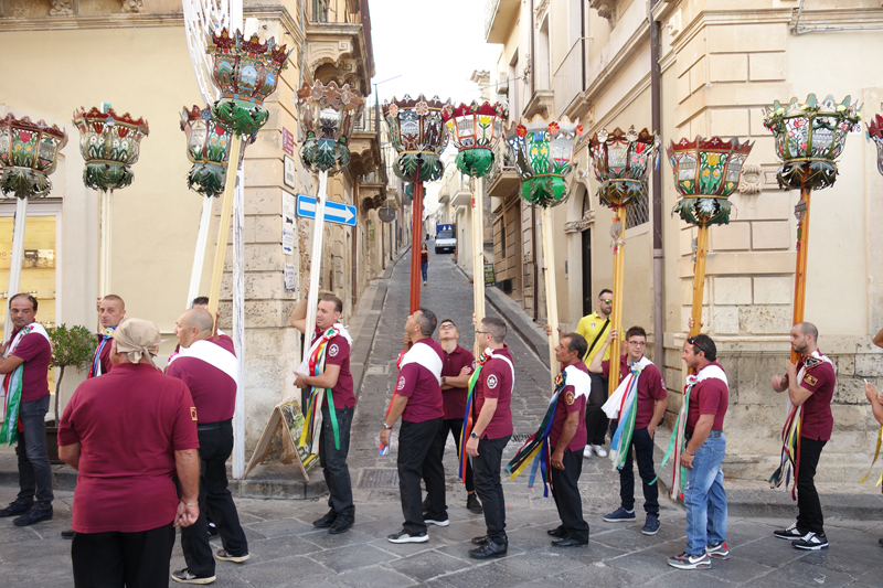 Voyage en Sicile à Noto Procession San Corrado