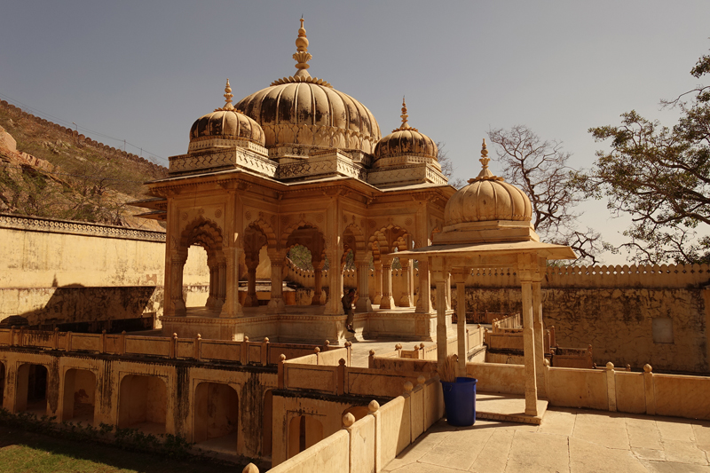 Mon voyage à Jaipur en Inde Cénotaphes de Gaitor Royal Gaitor Tumbas