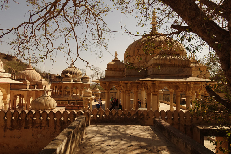 Mon voyage à Jaipur en Inde Cénotaphes de Gaitor Royal Gaitor Tumbas