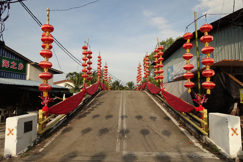 Mon voyage dans la campagne sur l'île de Penang en Malaisie