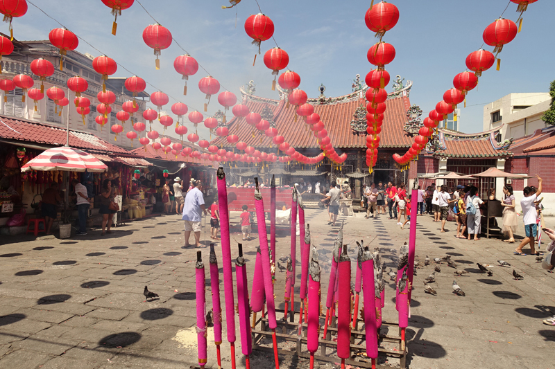 Mon voyage au Temple Tokong Kuan sur l'île de Penang en Malaisie