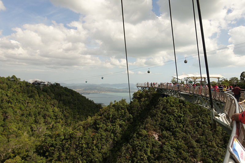 Mon voyage à Car Cable - Sky Bridge sur l’île de Langkawi en Malaisie