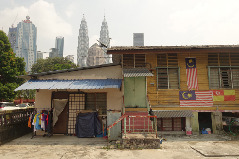 Mon voyage dans le quartier Kampung Baru à Kuala Lumpur en Malaisie