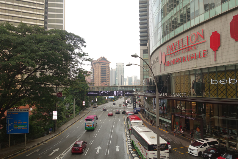 Mon voyage au centre commercial Pavillon KL à Kuala Lumpur en Malaisie