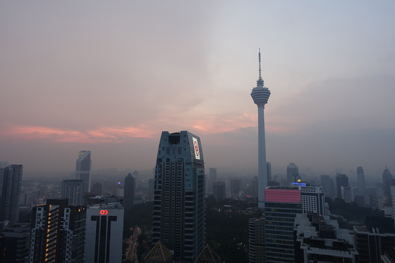 Mon voyage au bar Heli Lounge Bar à Kuala Lumpur en Malaisie