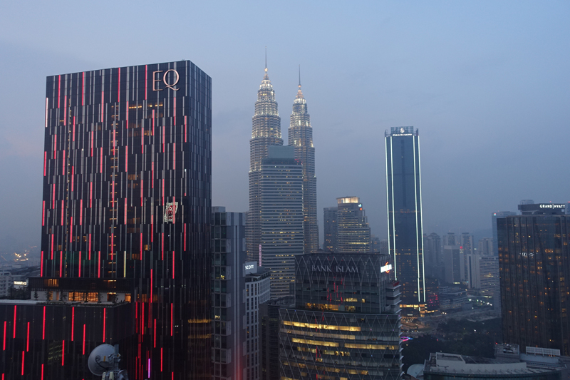 Mon voyage au bar Heli Lounge Bar à Kuala Lumpur en Malaisie