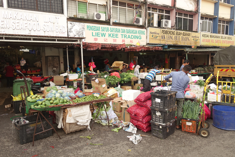 Mon voyage au Marcher Pudu Marketà Kuala Lumpur en Malaisie