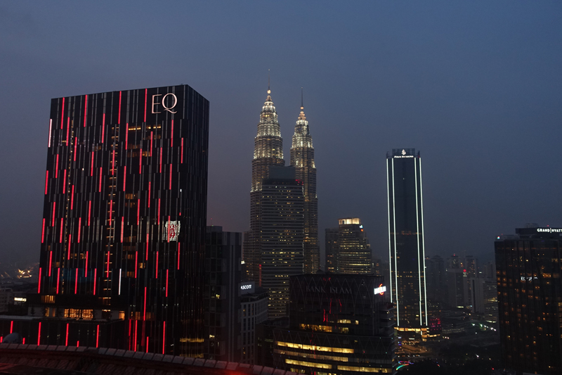 Mon voyage au bar Heli Lounge Bar à Kuala Lumpur en Malaisie