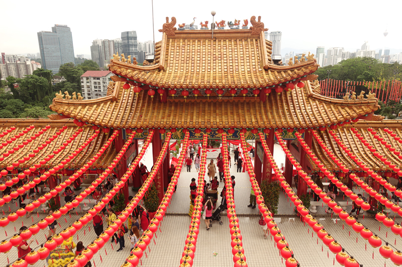 Mon voyage au Temple Thean Hou à Kuala Lumpur en Malaisie