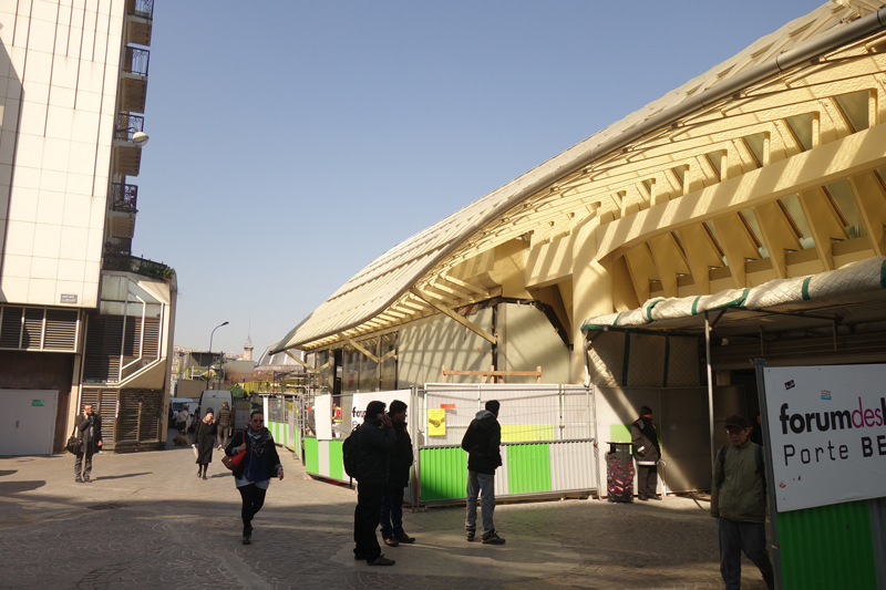 Le chantier du Forum des Halles Avril 2016